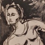 Tusch, kvinde, ca. 1962