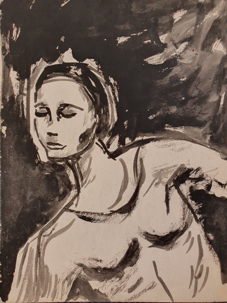 Tusch, kvinde, ca. 1962